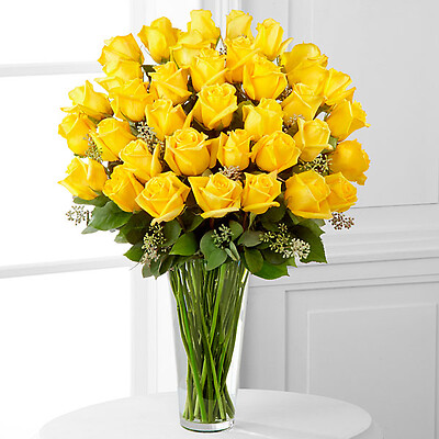 The Yellow Rose Bouquet - 36 Stems